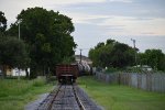 Past the sewage plant and through the park